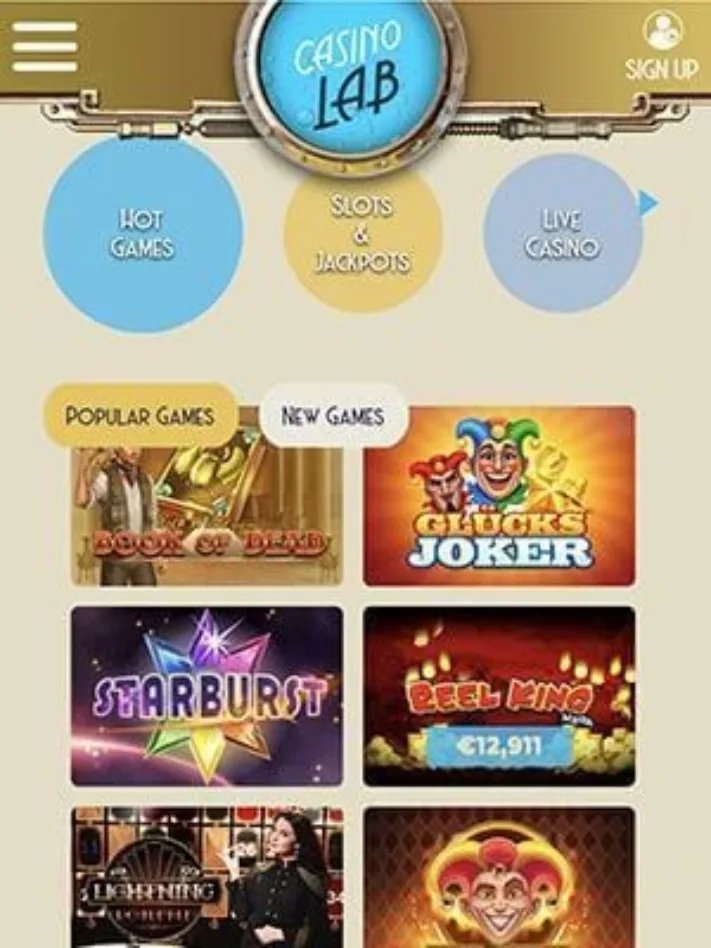 La Recensione di Casinolab: Un Casino Online con Bonus e Gioco Responsabile - panoramica